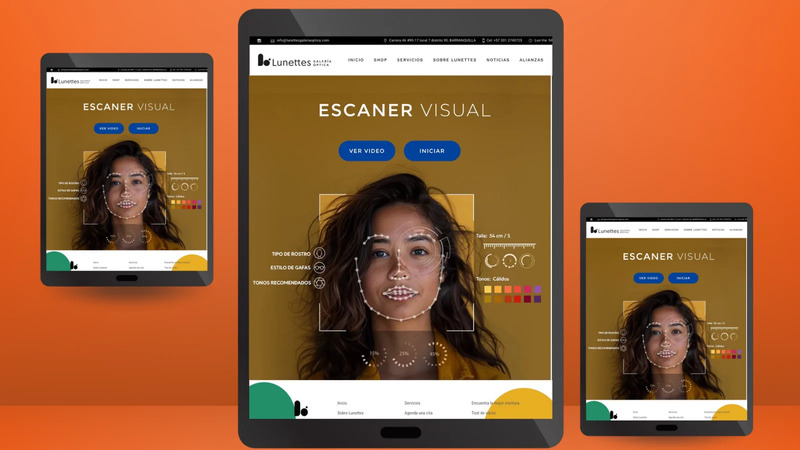 Tecnología de escáner visual Lunettes