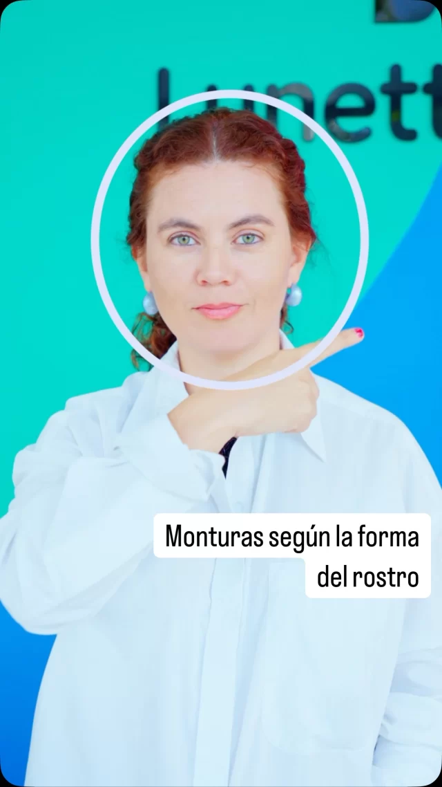 Aquí algunas ideas de monturas según la forma del rostro. Recuerda que la montura final dependerá de tu talla y tono de piel para que te queden perfectas 😉